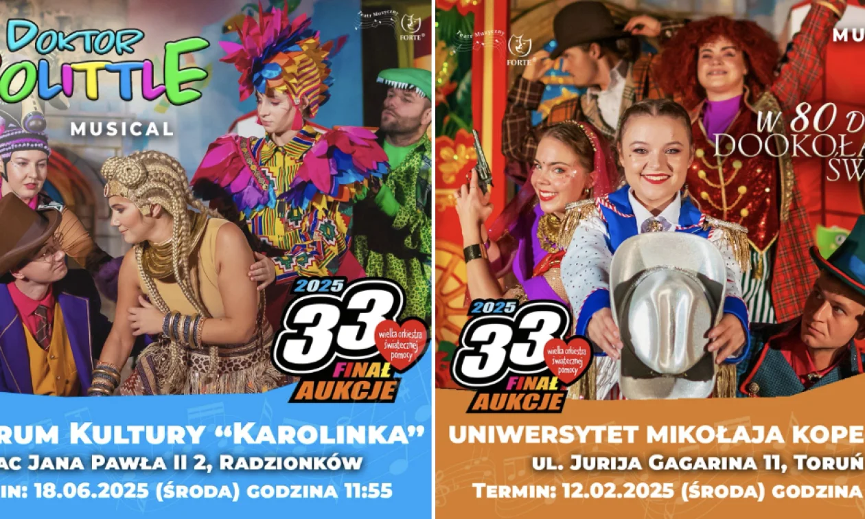 🩷🩵🩷 Już w najbliższą niedzielę – 26 stycznia 2025 r., gramy z Wielką Orkiestrą Świątecznej Pomocy! 🩷🩵🩷